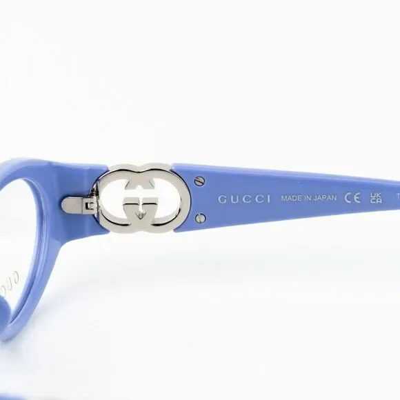 NEW Gucci GG1693O 003 Violet Women Oval Eyeglasses GG 1693O - Picture 7 of 10